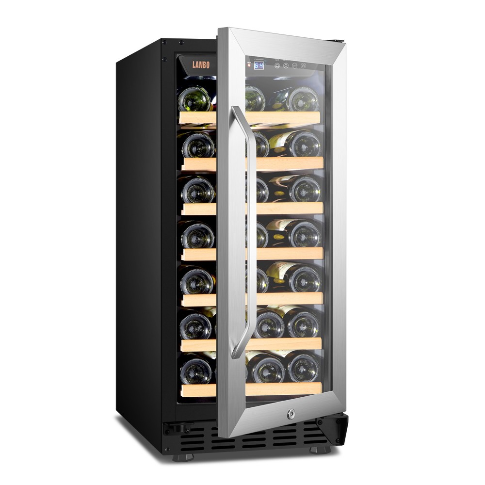 lanbo 33 bottle wine cooler